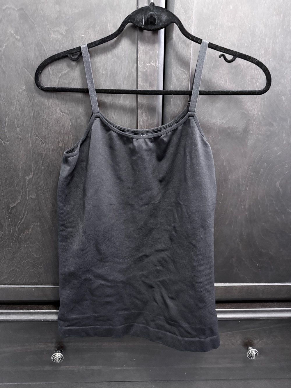 Shapermint Essentials Black Slimming Adjustable-Strap Camisole Top 2/2